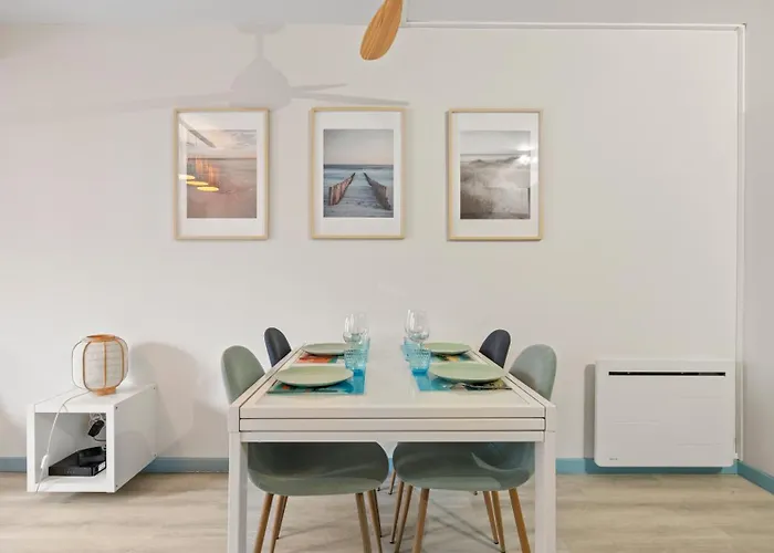 Bel Neuf - Hypercentre 400m Plage-pkg-wifi-t3 Arcachon